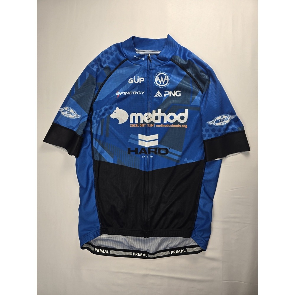 Method Blue and Black Cycling Jersey by Primal